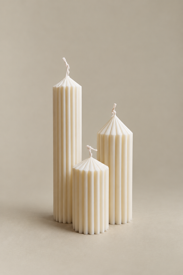 Slim Peak Candle Set – Şık ve Dekoratif İnce Mum Seti